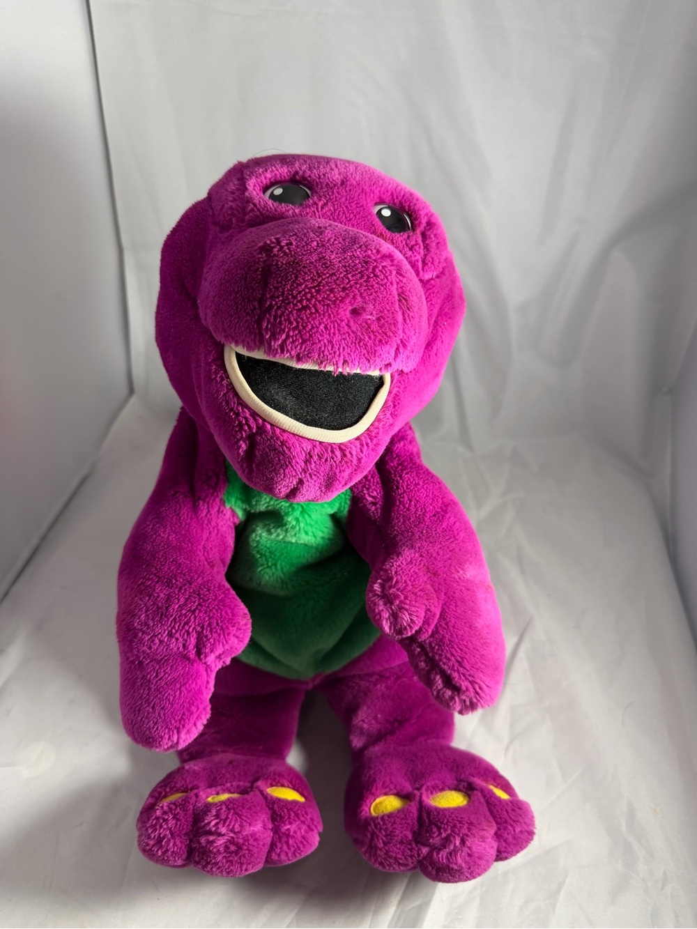 Vintage 1997 Microsoft ActiMates Interactive Talking Barney Plush (WORKS)